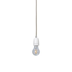 Ferm Living Suspensions | Systeme Electrique Cord Ceramique Blanc / Douille Porcelaine - Ferm Living