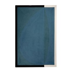 Maison Sarah Lavoine Deco Textile | Tapis Abstrait Tissu Bleu / 250 X 350 Cm - Tufte Main - Maison Sarah Lavoine