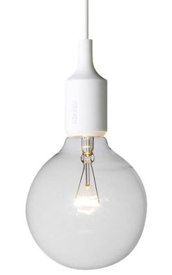 Muuto Suspensions | Suspension E27 Plastique Beige / Silicone - Ampoule Incluse - Muuto