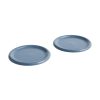 Hay Assiettes | Assiette Barro Ceramique Bleu / O 24 Cm - Set De 2 - Hay