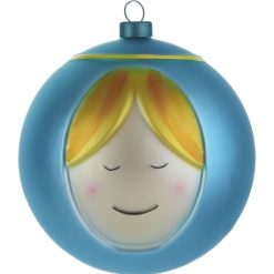 Alessi Decorations De Noel | Boule De Noel Madonna Verre Multicolore / Marie - Alessi