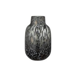 Bloomingville Vases | Vase Gwan Verre Gris / O 18 X H 27,5 Cm - Souffle Bouche - Bloomingville