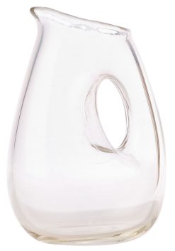 Pols Potten Carafes Et Decanteurs | Carafe Jug With Hole Verre Transparent 1 Litre - Pols Potten