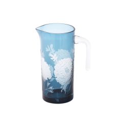 Pols Potten Carafes Et Decanteurs | Carafe Peony Verre Bleu / 1 Litre - Pols Potten