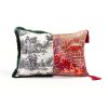 Seletti Coussins | Coussin Hybrid - Pirra Tissu Rouge / 50 X 35 Cm - Seletti