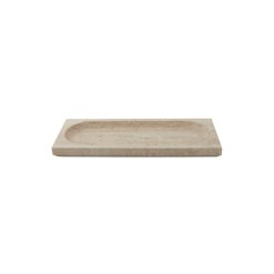 AYTM Plateaux Et Plats De Service | Plateau Regina Pierre Beige / Vide-Poches - Travertin / 40 X 16 Cm - Aytm