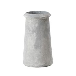 Ethimo Pots Et Plantes | Pot De Fleurs Bulbi Agapantus Pierre Gris / Beton / O 44 X H 74 Cm - Ethimo