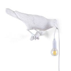 Seletti Luminaires D'Exterieur | Applique D'Exterieur Avec Prise Bird Looking Right Plastique / Outdoor - Seletti