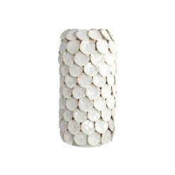 House Doctor Vases | Vase Dot Ceramique Blanc / O 15 X H 30 Cm - House Doctor