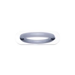 Fontana Arte Plafonniers | Applique Oort Verre Blanc / 33,5 X 11,5 X P 17 Cm - Fontana Arte