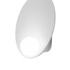 Vibia Led | Applique Musa Metal Verre Blanc / Led - O 26 Cm - Vibia