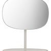 Normann Copenhagen Miroirs | Miroir A Poser Flip Metal Beige / Orientable - Vide-Poche - Normann Copenhagen