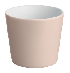 Alessi Verres | Gobelet Tonale Ceramique Rose Blanc / 20 Cl - Alessi