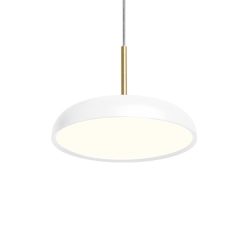 Lumen Center Italia Suspensions | Suspension Zero Medium Led Metal Blanc / O 45 Cm - Lumen Center Italia