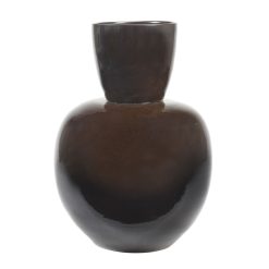 Serax Vases | Vase Pure Large Ceramique Marron / Gres - O 38 X H 59 Cm - Serax