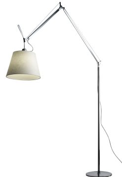 Artemide Led | Lampadaire Tolomeo Mega Led Metal Papier / O 36 Cm - H 148 A 327 Cm - Artemide