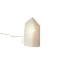 Slide Lampes De Table | Lampe De Table Kristalina Plastique Blanc / O 13 X H 25 Cm - Slide