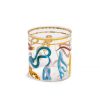 Seletti Verres | Verre Toiletpaper - Snakes Verre Multicolore / H 8,5 Cm - Seletti