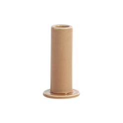 Hay Bougeoirs, Photophores | Bougeoir Tube Medium Ceramique Orange / H 10 Cm - Hay