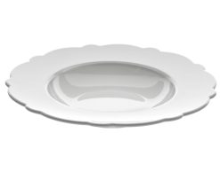 Alessi Assiettes | Assiette Creuse Dressed Ceramique Blanc / O 23 Cm - Alessi