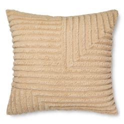 Ferm Living Coussins | Coussin Crease Wool Tissu / 80 X 80 Cm - Laine Tissee Et Tuftee Main - Ferm Living