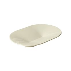 Muuto Plateaux Et Plats De Service | Centre De Table Mere Ceramique Blanc / Plat - 52 X 36 Cm - Muuto