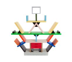 Memphis Milano Objets Deco Et Cadres-Photos | Miniature Carlton Plastique Bois / By Ettore Sottsass, 1981 - Edition Limitee - Memphis Milano