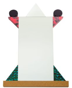 Memphis Milano Miroirs | Miroir Diva Plastique Bois Multicolore By Ettore Sottsass / 1984 - Memphis Milano