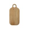 Bloomingville Couteaux Et Planches A Decouper | Planche A Decouper Abbas Bois Naturel / Acajou - 37 X 18 Cm - Bloomingville