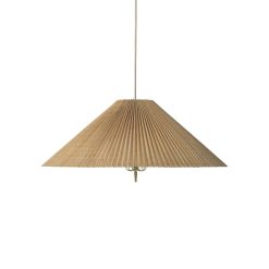 Gubi Suspensions | Suspension 1972 Bois / Bambou O 62 Cm - Sans Contrepoids / Reedition 50' - Gubi