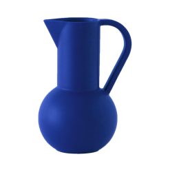 raawii Carafes Et Decanteurs | Carafe Strom Large Ceramique Bleu / 3 L - H 28 Cm / Fait Main - Raawii