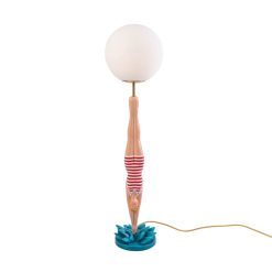 Seletti Lampes De Table | Lampe De Table Diver Verre Multicolore / H 94 Cm - Seletti