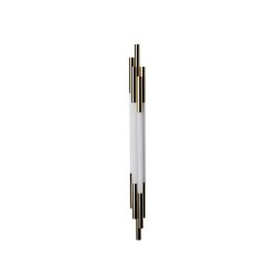 DCW Éditions Led | Applique Org Small Verre Blanc / Led - L 105 Cm - Dcw Editions