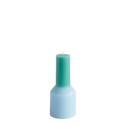 Hay Bougeoirs, Photophores | Bougie Pillar Small Tall Cire Bleu / O 9 X H 20 Cm - Hay