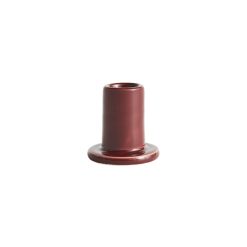 Hay Bougeoirs, Photophores | Bougeoir Tube Small Ceramique Marron / H 5 Cm - Hay