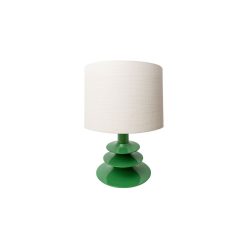 POPUS EDITIONS Lampes De Table | Lampe De Table Pimilco Tissu Bois Vert / O 32 X H 50 Cm - Popus Editions