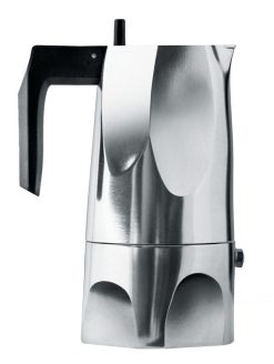 Alessi Cafetieres | Cafetiere Italienne Ossidiana Plastique Noir Metal / 3 Tasses - Alessi