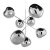 Tom Dixon Suspensions | Suspension Melt Chandelier (2015) Plastique / Large - Led / O 196 X H 164 Cm / Polycarbonate Metallise (Change De Couleur) - Tom Dixon