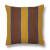 Ferm Living Deco Textile | Coussin Grand Tissu Jaune / Lin & Coton - 50 X 50 Cm - Ferm Living