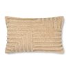 Ferm Living Coussins | Coussin Crease Wool Tissu / 60 X 40 Cm - Laine Tissee Et Tuftee Main - Ferm Living