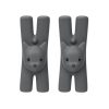 Alessi Nettoyage Et Rangement | Pince Lampo Chat Plastique Noir / Aimantee - Set De 2 - Alessi