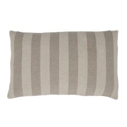 Bloomingville Deco Textile | Coussin Eden Tissu Marron / Coton Recycle - 85 X 50 Cm - Bloomingville