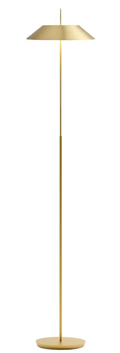 Vibia Led | Lampadaire Mayfair Or Metal Led / H 147 Cm - Vibia