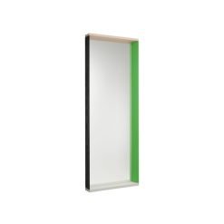 Vitra Miroirs | Miroir Mural Colour Frame - Large Bois Vert / L 58 X H 140 Cm - Vitra