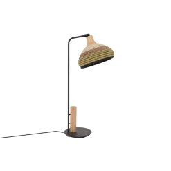 Forestier Lampes De Table | Lampe De Table Grass Fibre Vegetale Vert / H 70 Cm - Abaca Tresse Main - Forestier