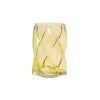 & klevering Vases | Vase Marshmallow Verre Jaune / O 13.5 X H 19,5 Cm - & Klevering