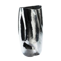 Tom Dixon Vases | Vase Cloud Tall Argent Metal / O 21,5 X H 43,5 Cm - Fait Main - Tom Dixon