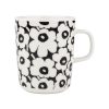 Marimekko Tasses Et Mugs | Mug Pikkuinen Unikko Ceramique Noir / 25 Cl - Marimekko