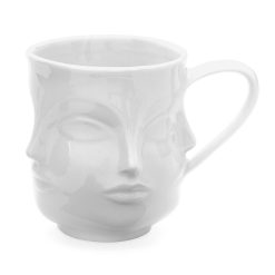 Jonathan Adler Tasses Et Mugs | Mug Dora Maar Ceramique Blanc / Decor En Relief - Jonathan Adler