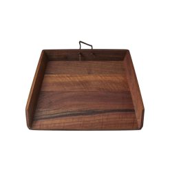 Malle W. Trousseau Plateaux Et Plats De Service | Planche A Pain Bois Naturel / Plateau - 32,5 X 28 Cm - Malle W. Trousseau